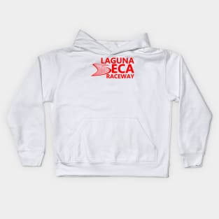 Laguna Seca Raceway Corkscrew Kids Hoodie